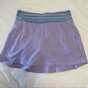 Lululemon pace rival purple skirt 4T